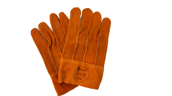 Dexterhand 5106 Guante de Carnaza Corto Color Naranja (Par) – Seguri.com