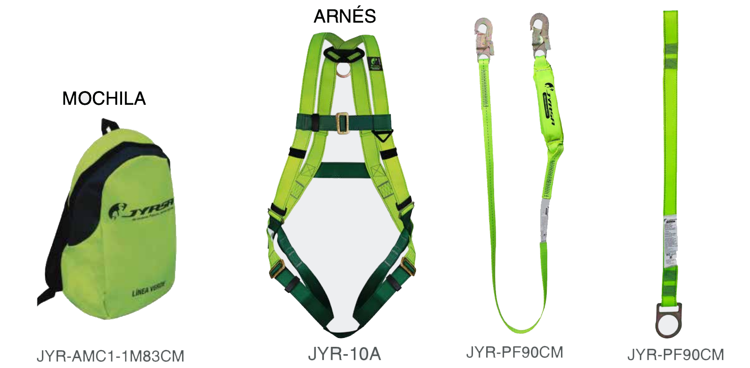 Jyrsa SS-MOCH01K Kit Contra Caídas De Altura (Pza)