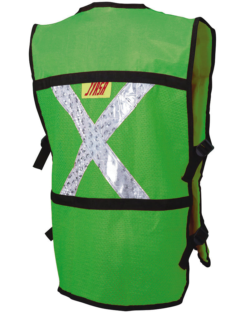 Compre su Chaleco Vallen Tipo Rescatista Verde C2 Bolsas Parte Inferior  Zipper y Reflejate TM por MXN 337.77